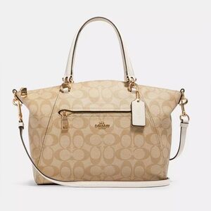 Coach Prairie Satchel In Signature Canvas
